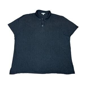 Standard James Perse One Pocket Polo Shirt Men's 5/2XL Quiet Luxury